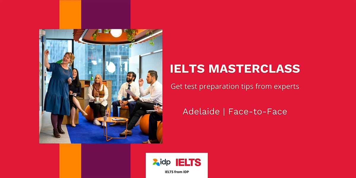 Face-to-face IELTS Masterclass - Adelaide