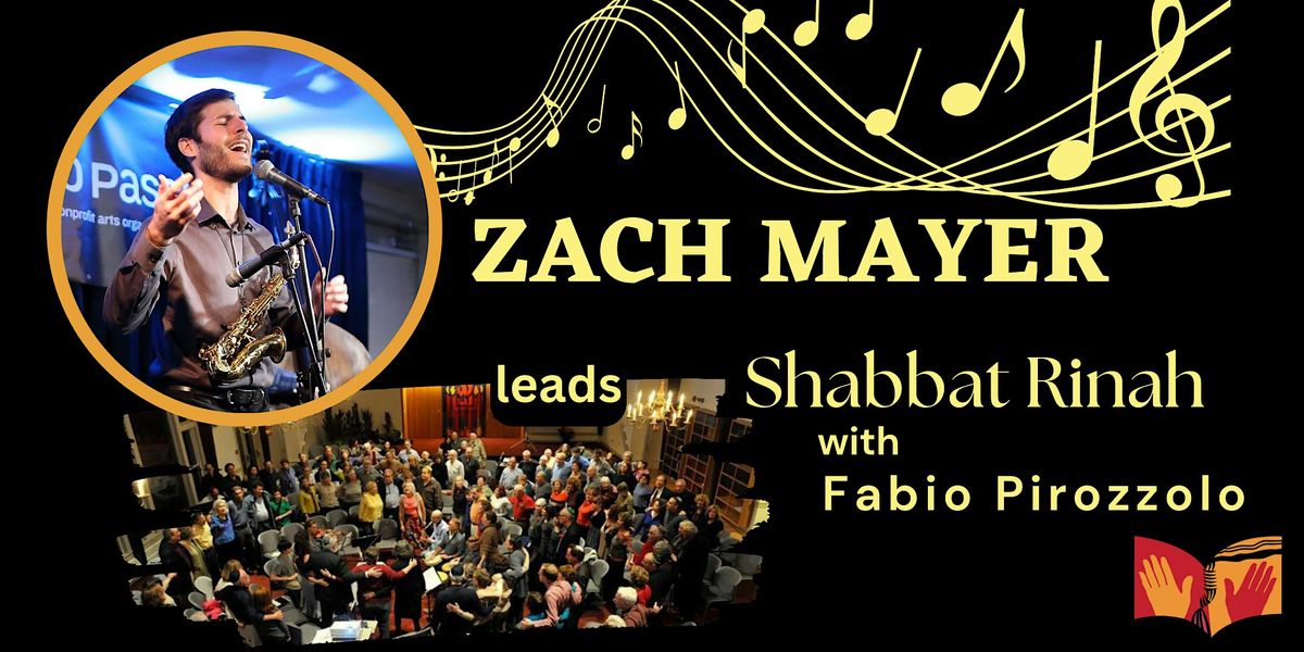 Zach Mayer leads Shabbat Rinah