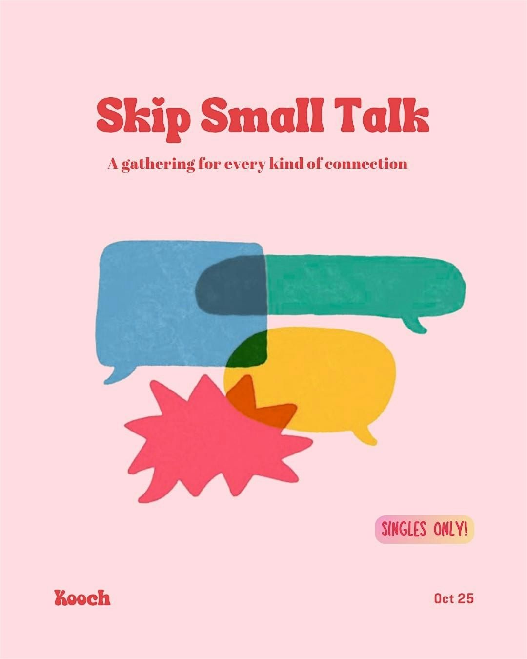 Singles\u2019 Gathering - Tired of dating apps?