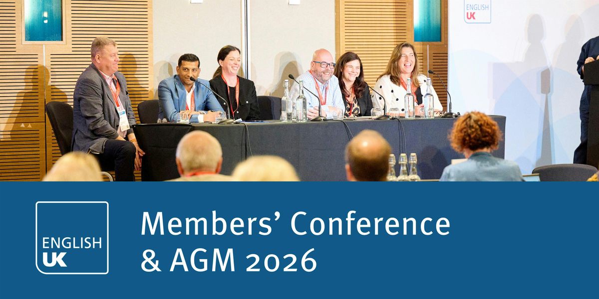 English UK Members' Conference & AGM 2026