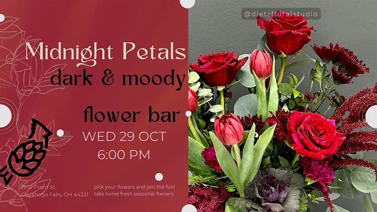 Dark & Moody Bouquet Bar