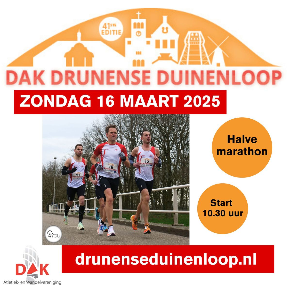 41ste DAK Drunense Duinenloop #DDL25