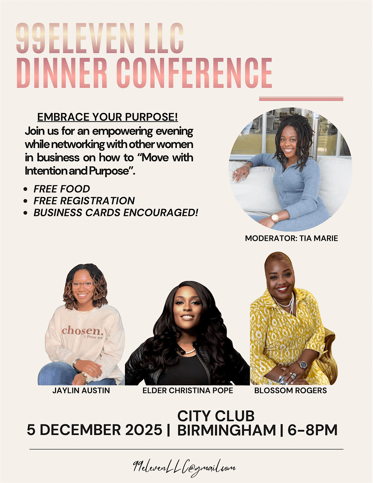 99eleven LLC Dinner Conference