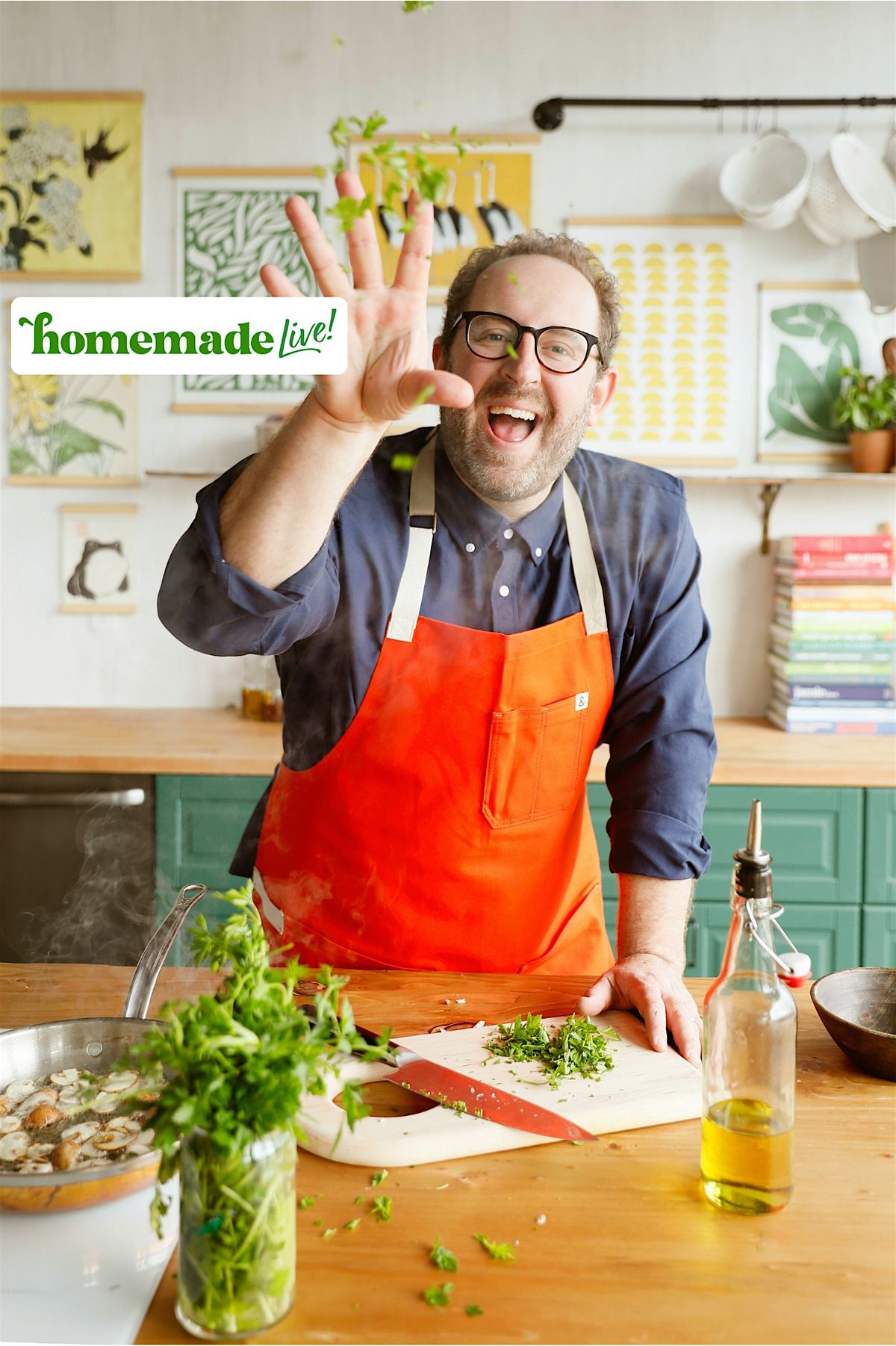 Free! Be a part of the live studio audience for Homemade Live!