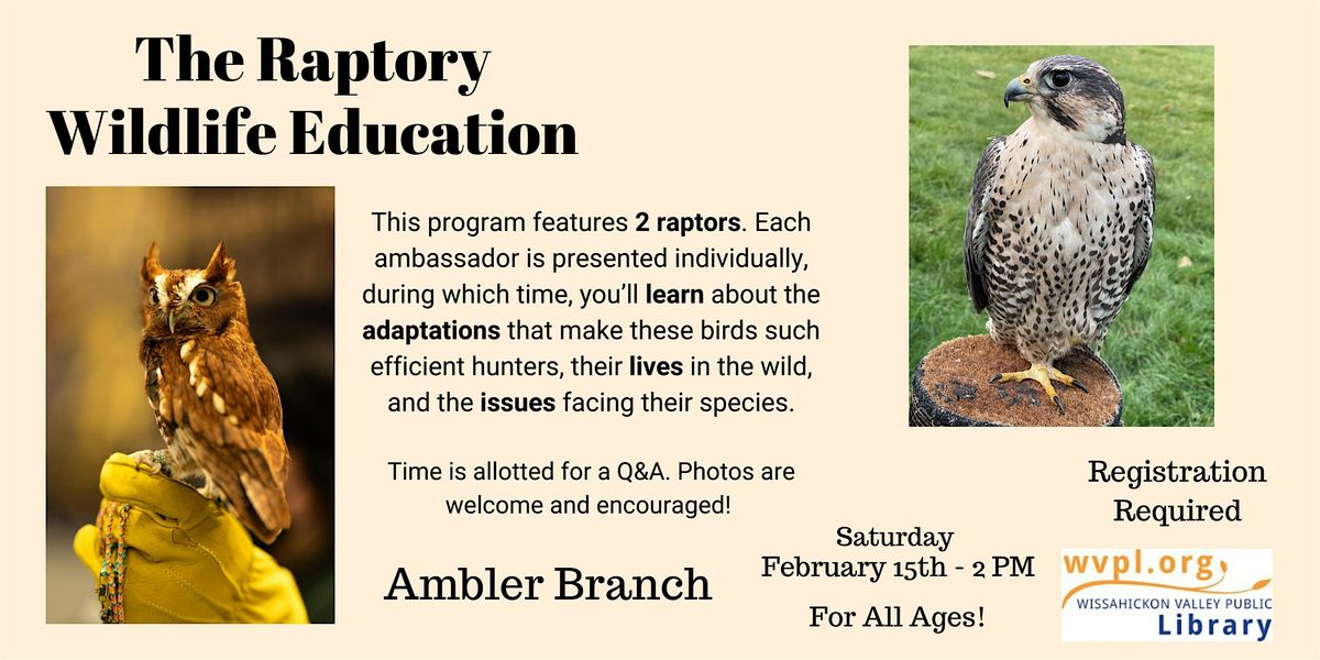 Wildlife Education from The Raptory