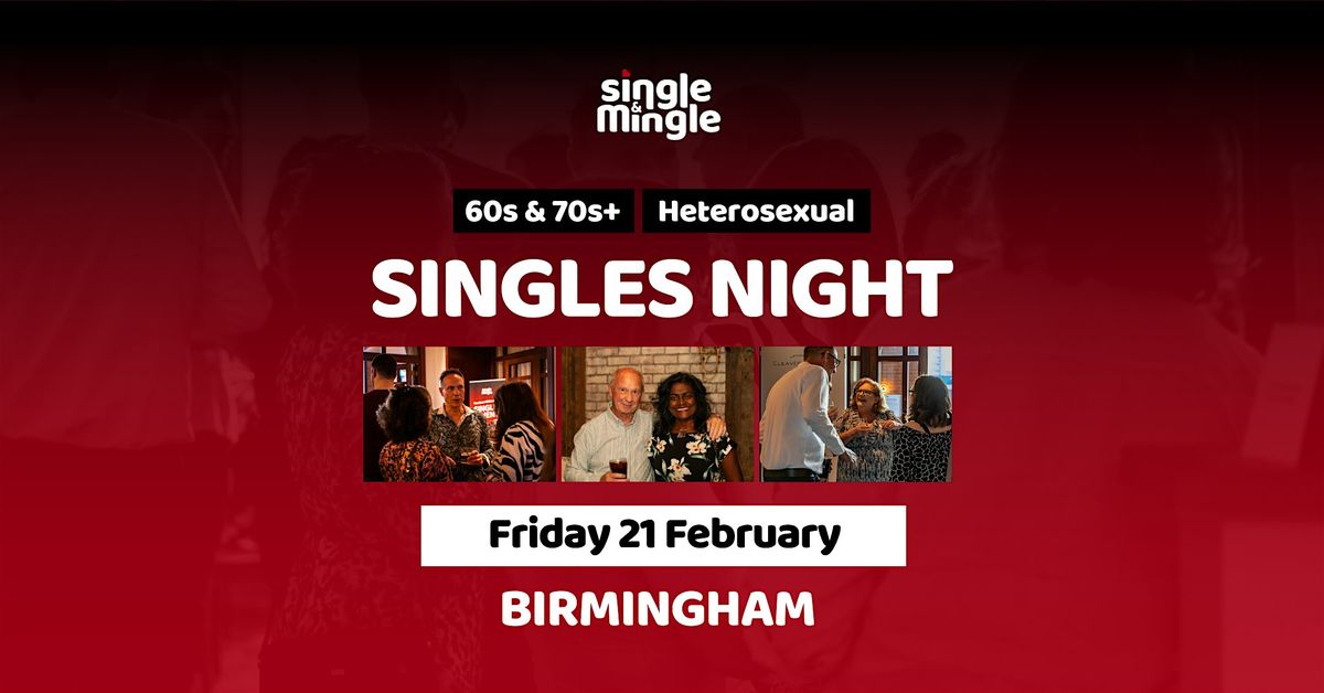 60s & 70s+ Singles Night Birmingham