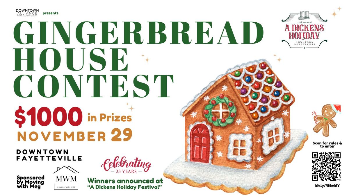 Gingerbread House Contest - A Dickens Holiday