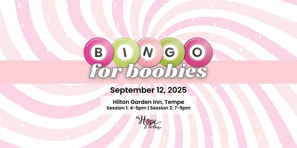 Fall 2025 "BINGO FOR BOOBIES" By MyHopeBag