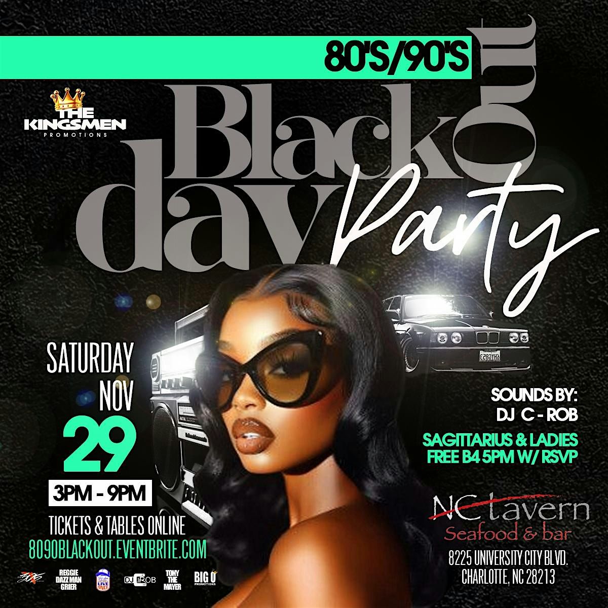 80's \/ 90's BLACKOUT DAY PARTY