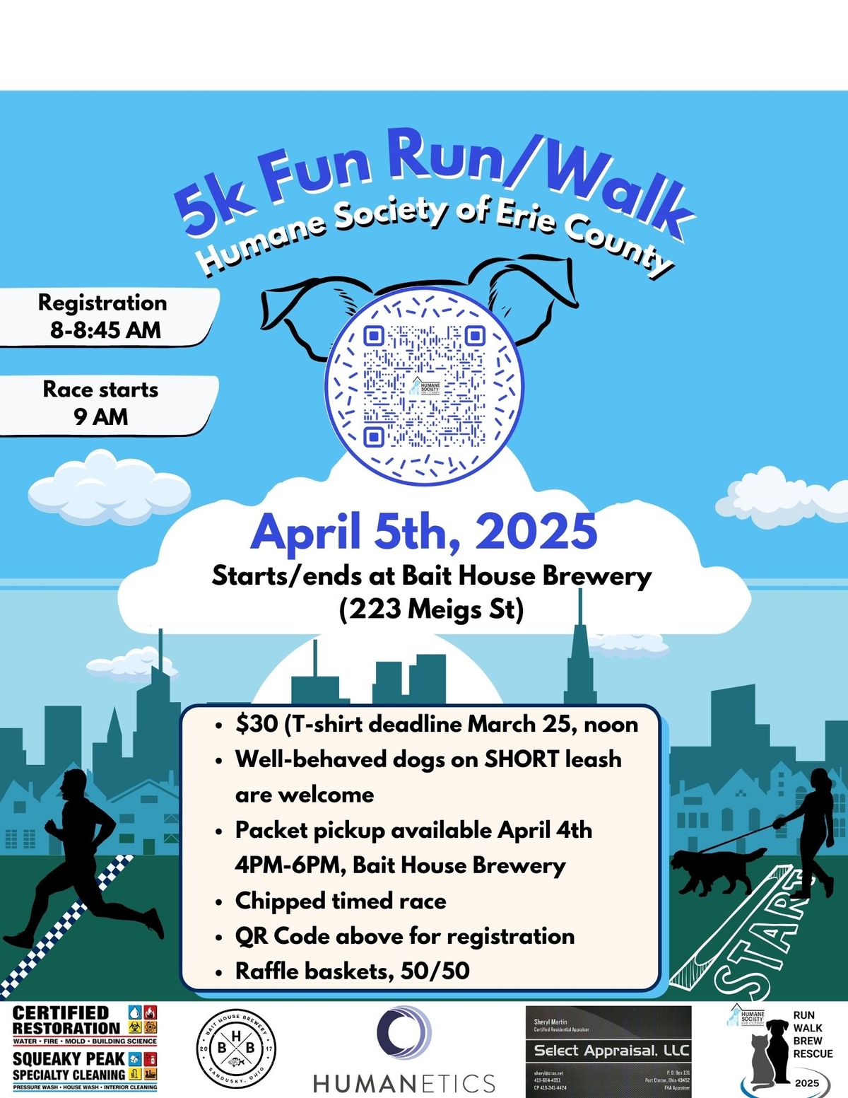 Run, Walk, Brew, Rescue 5K Run\/Walk