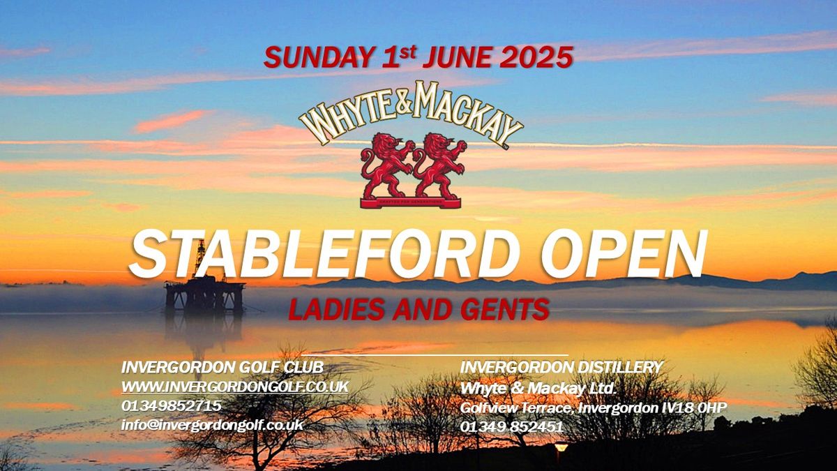 WHYTE AND MACKAY LADIES AND GENTS OPEN