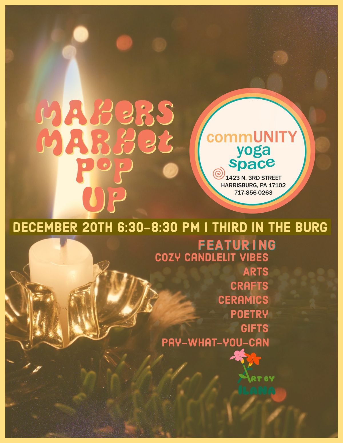 Makers\u2019 Market Pop Up @ commUNITY yoga space