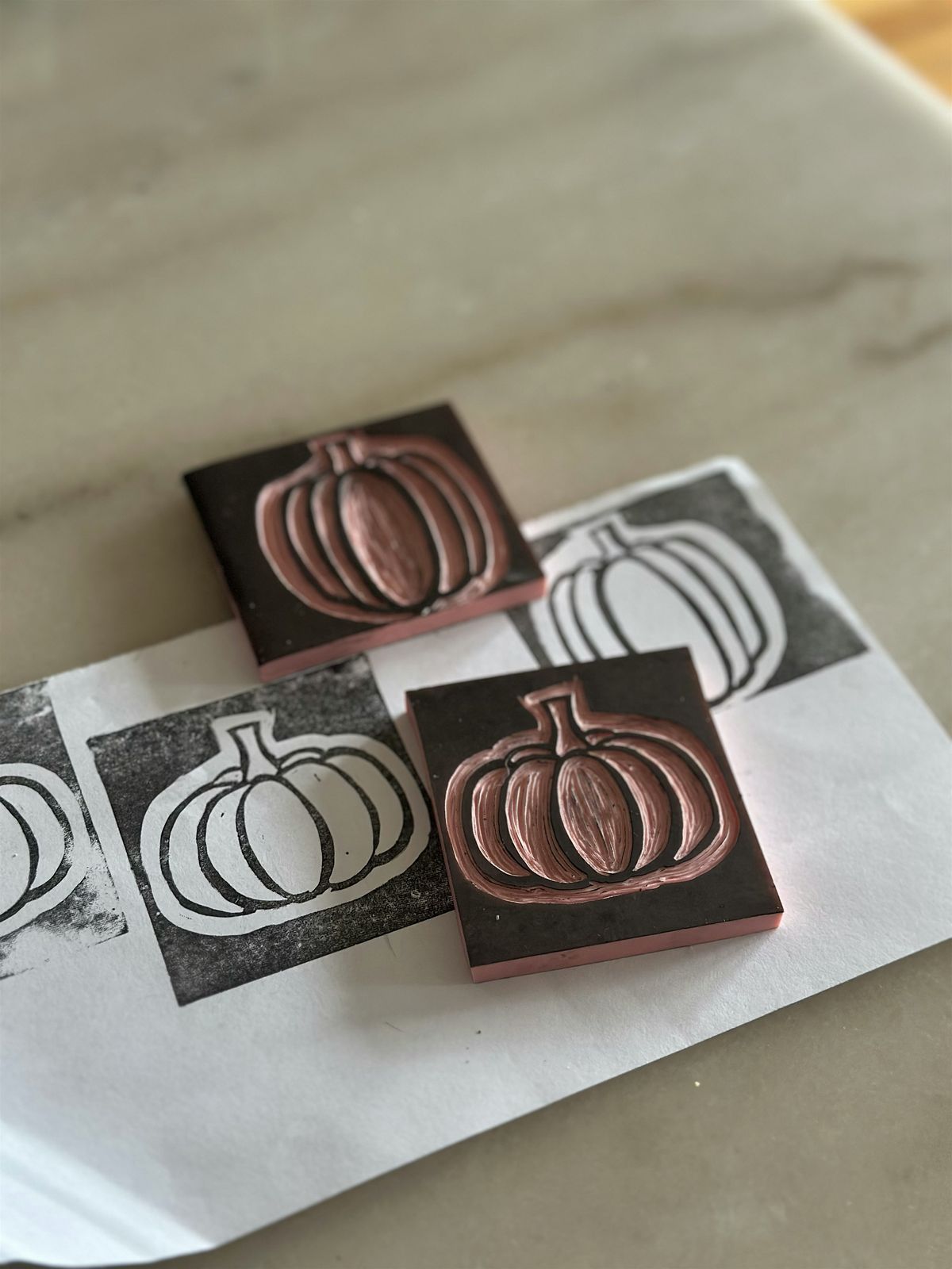 Fall Stamp Carving