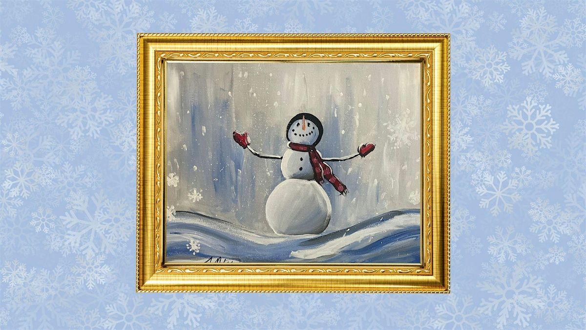 Let it Snow - Snowman Paint n Sip