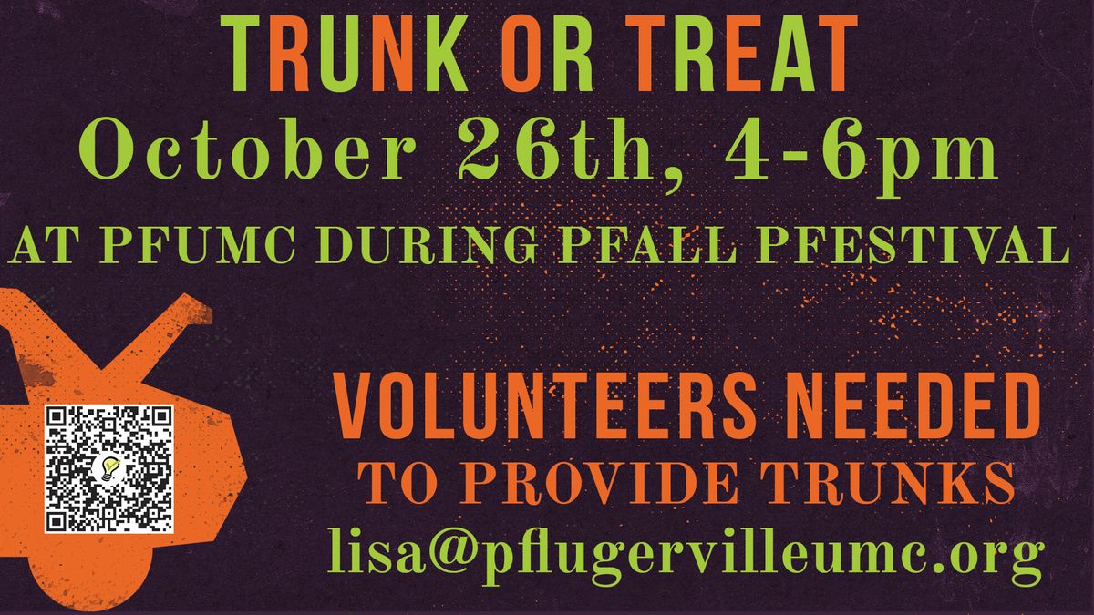 PfUMC Trunk or Treat