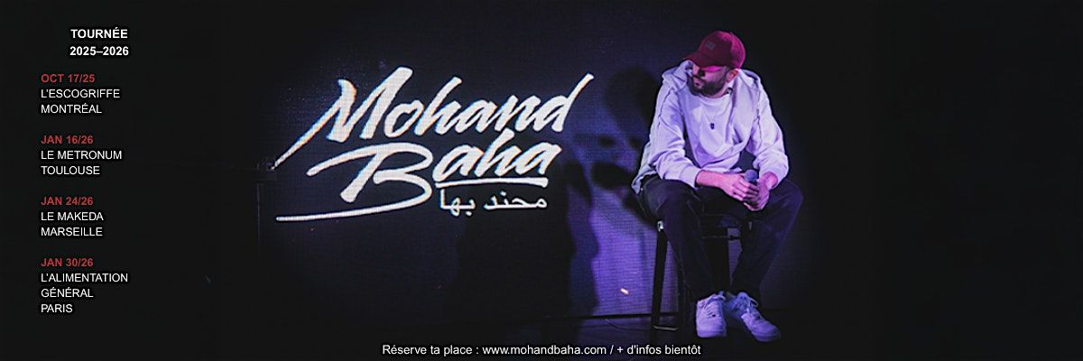 Concert Mohand Baha \u2013 Montr\u00e9al (17 Octobre 2025)