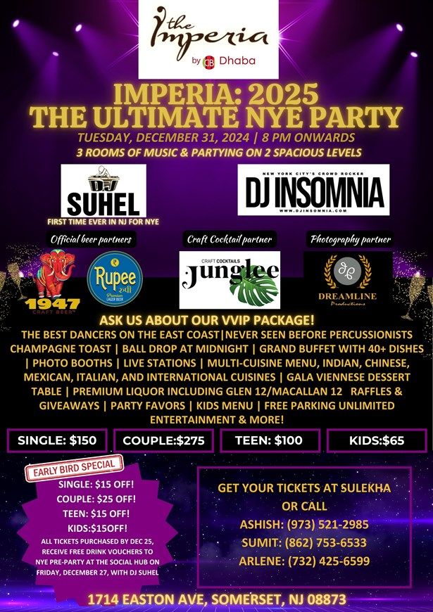 Imperia 2025 - The Ultimate NYE Party