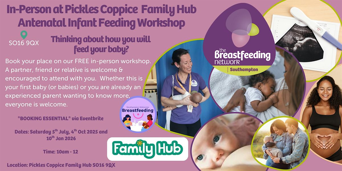 In-Person at Pickles Coppice Family Hub Antenatal Infant Feeding Workshop