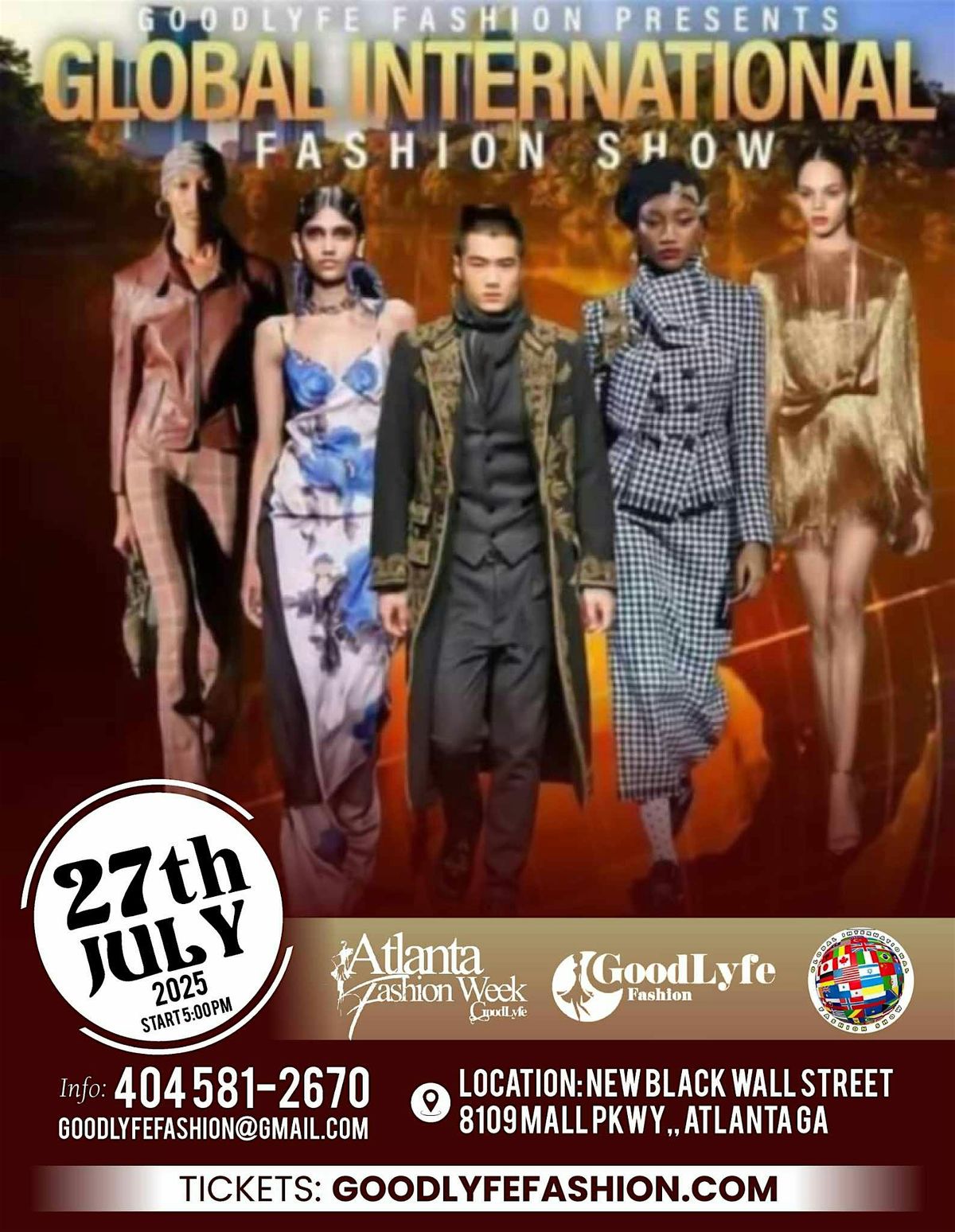 GoodLyfe Atlanta Fashion Week Global International Fashion Show