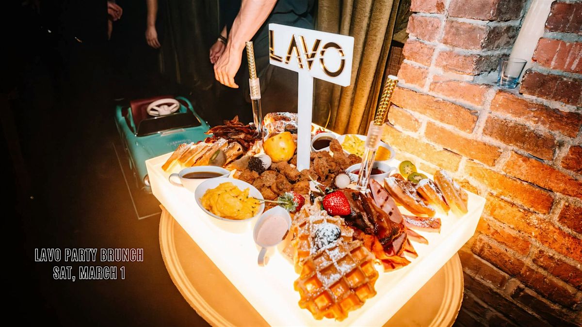 LAVO BRUNCH PARTY FREE ENTRY GUESTLIST - GRAB IT NOW!