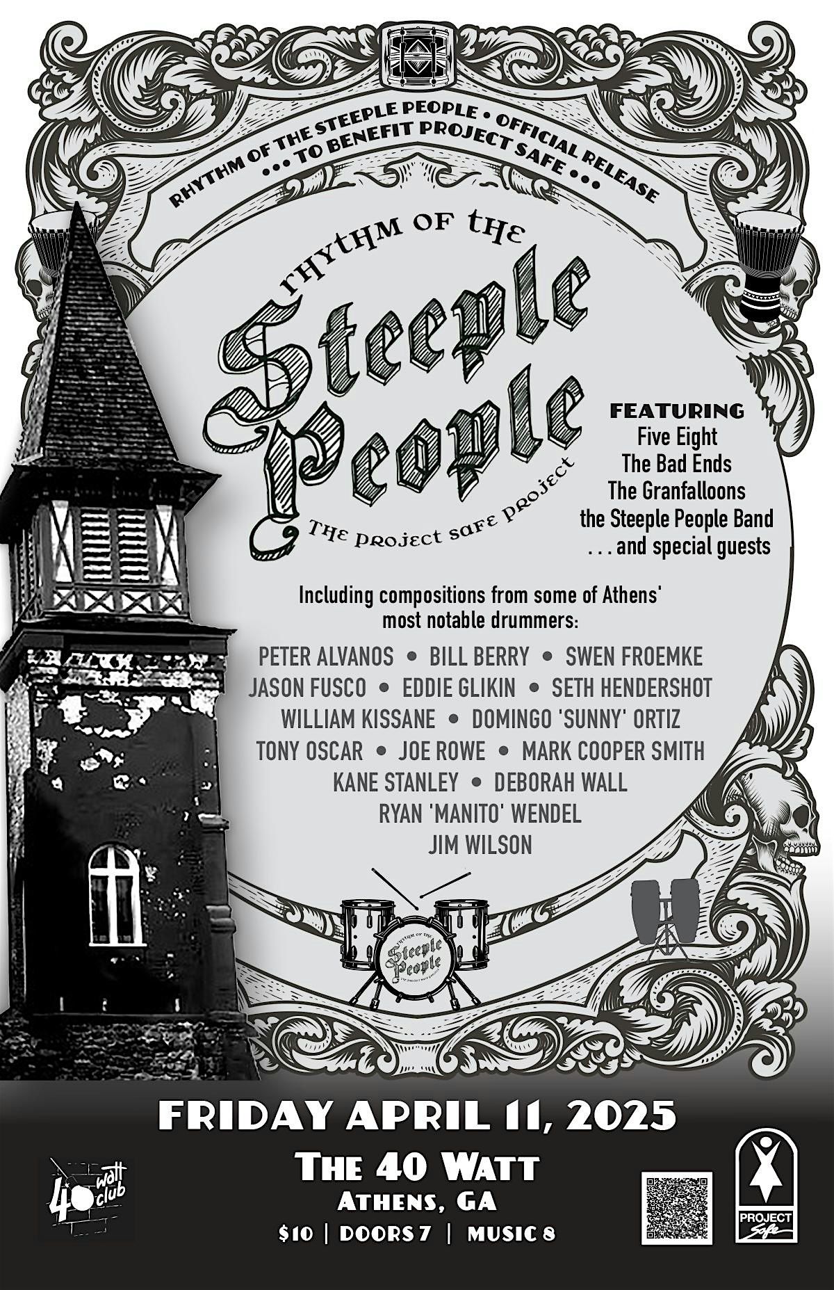 Rhythm of the Steeple People\u2019 Benefit for Project Safe