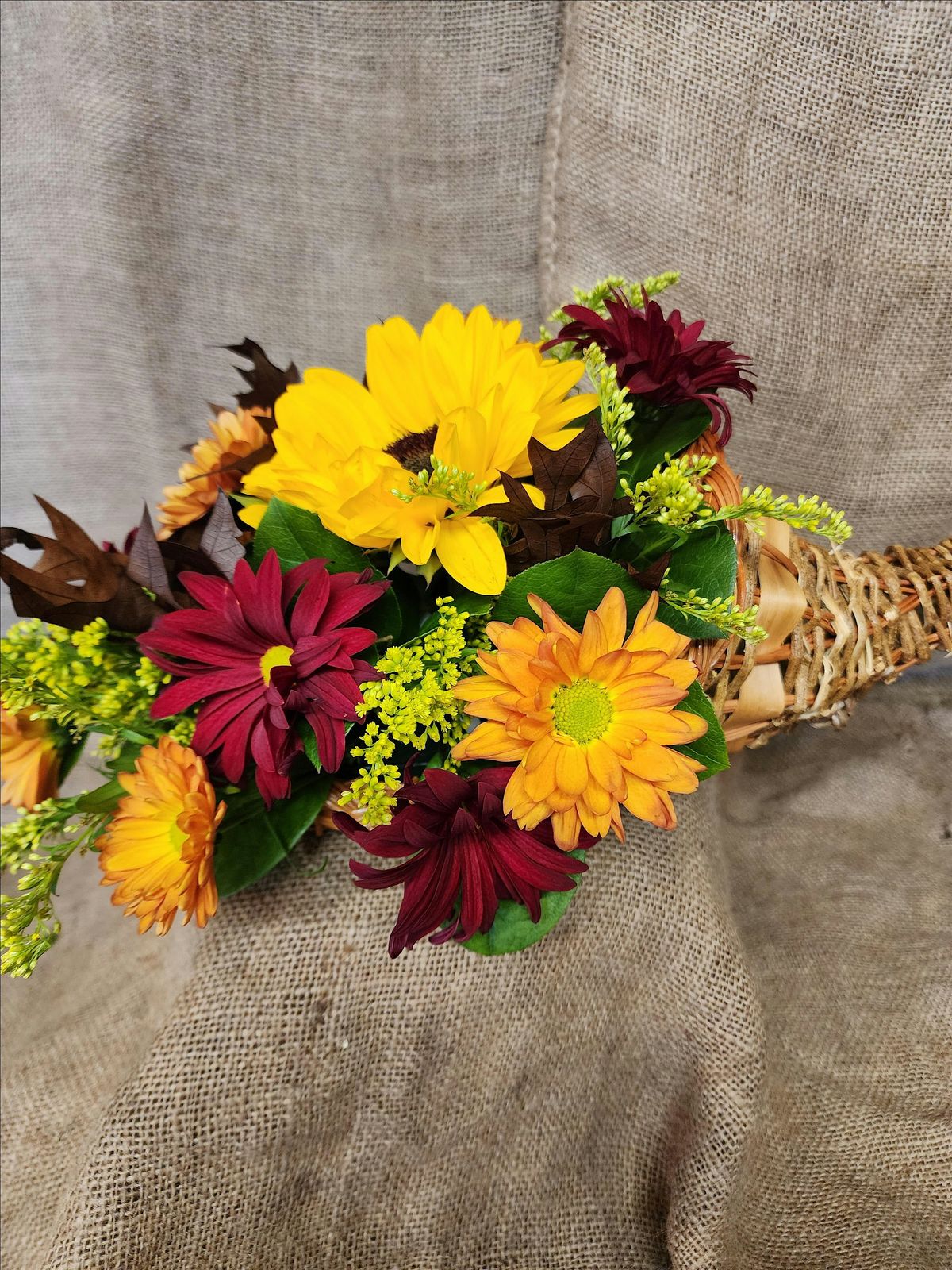 Thanksgiving Floral Arrangement Workshop- Build a Cornucopia!