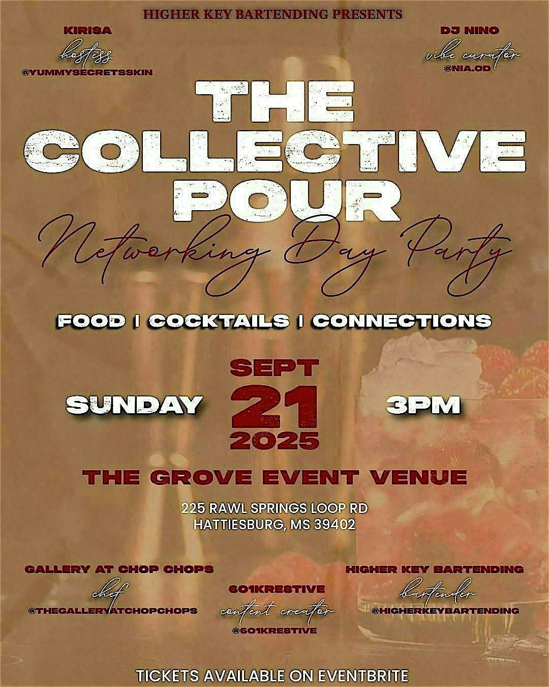 the Collective Pour: Networking Day Party