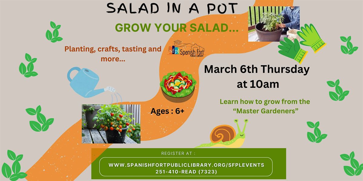 Grow your salad in a pot!!