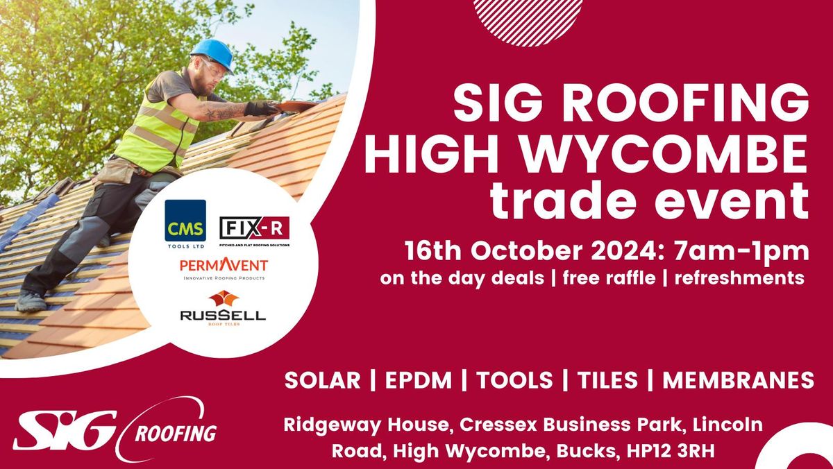 SIG Roofing High Wycombe - Trade Event