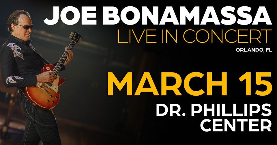 Joe Bonamassa Live in Orlando, FL