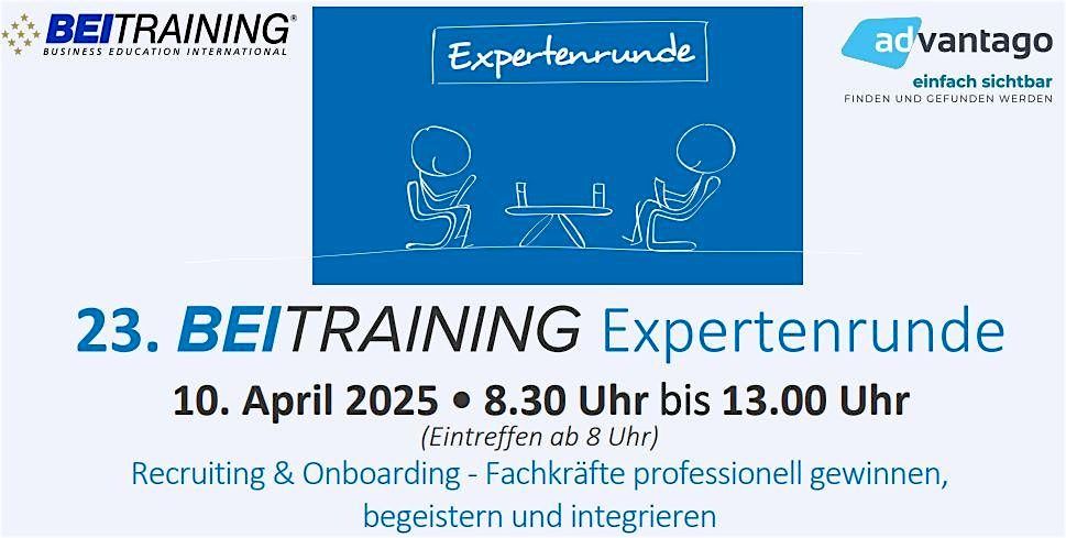 23. BEITRAINING Expertenrunde in N\u00fcrnberg