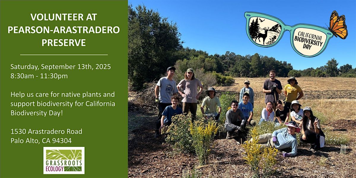 California Biodiversity Day: Volunteer at Pearson-Arastradero Preserve