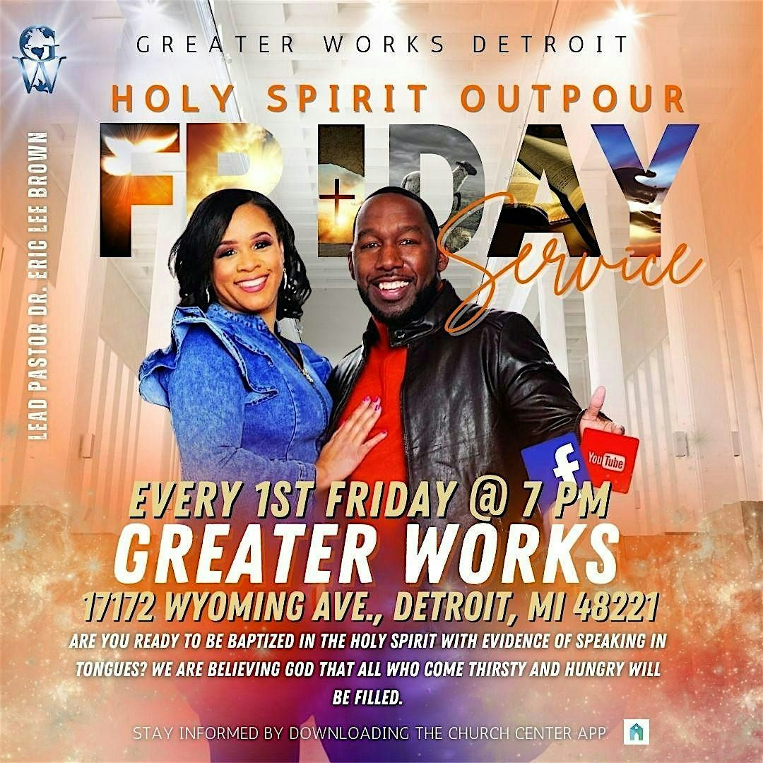 Holy Spirit Outpouring service