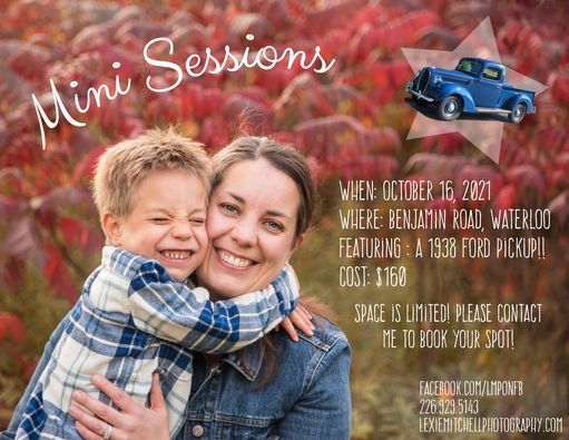 Mini Sessions Featuring a 1938 Ford Pickup!