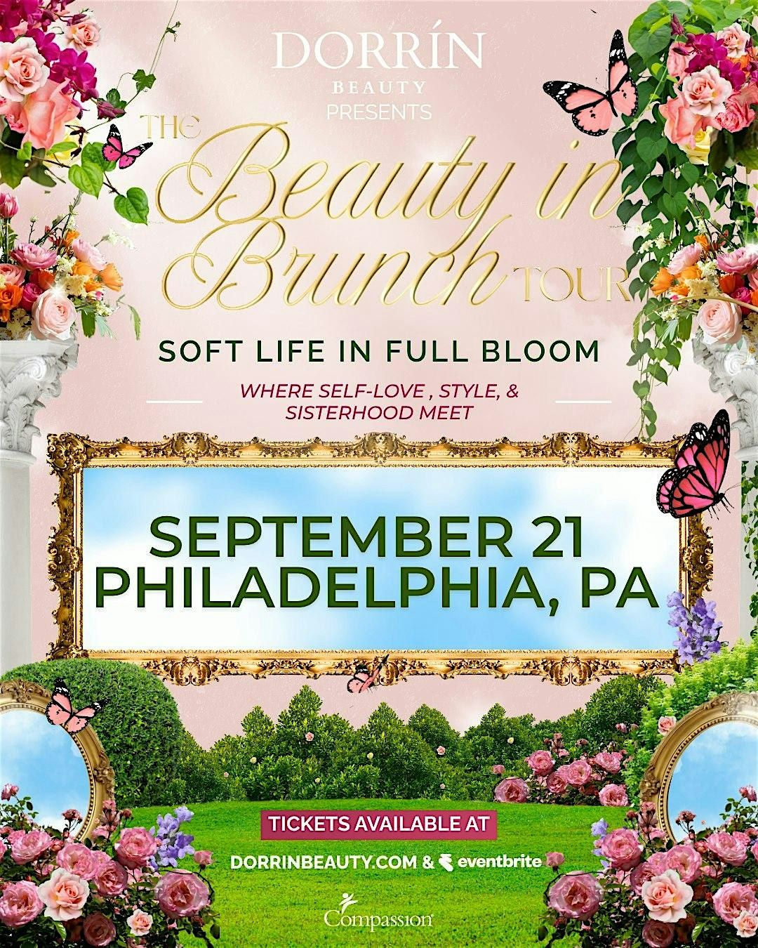 Beauty in Brunch: Soft Life in Full Bloom: Philadelphia- Sept. 21, 2025