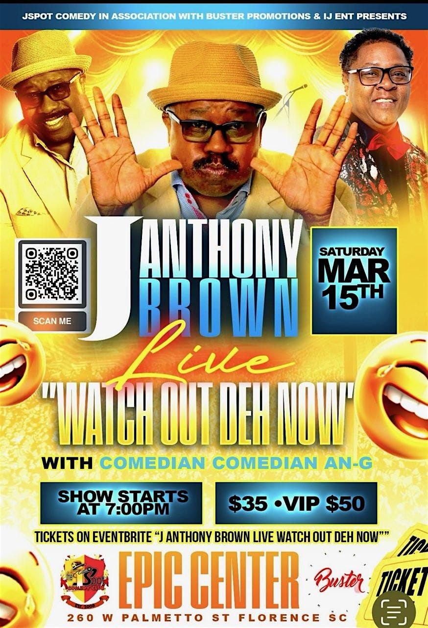 J ANTHONY BROWN LIVE WATCH OUT DEH NOW!