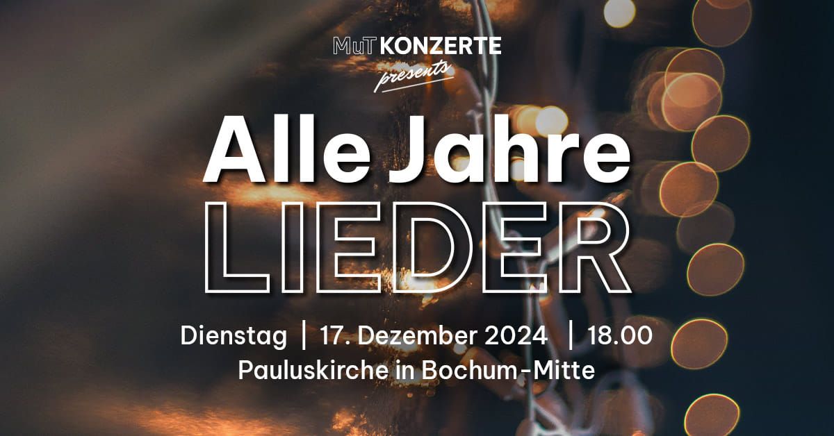 Alle Jahre Lieder - Das Weihnachtssingen!