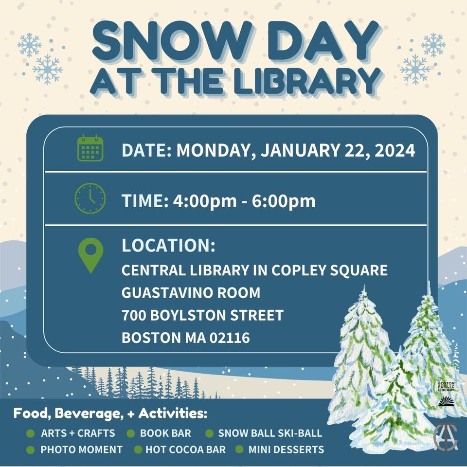 Snow Day at the Library for Kids!