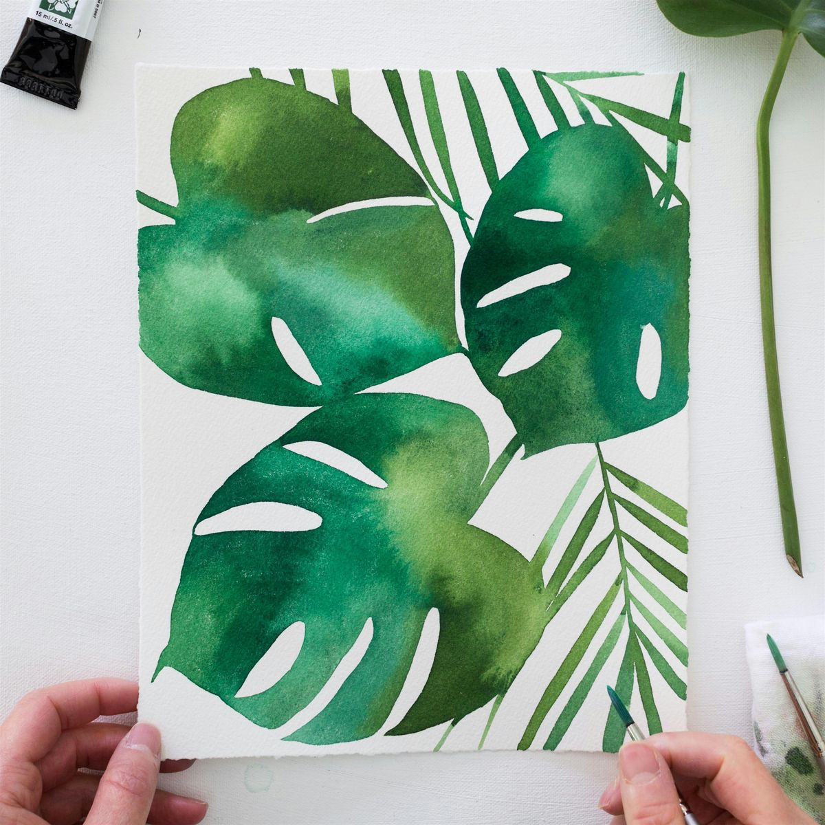 Workshop | Jungle Chic: Painting Tropical Plants in Watercolor