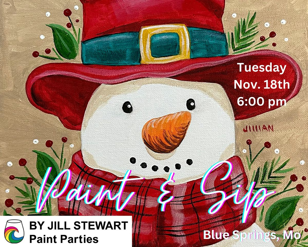 Holiday Snowman Paint Party