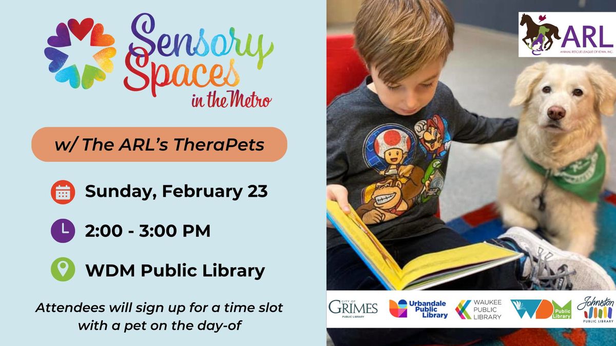 Sensory Spaces w\/ ARL TheraPets