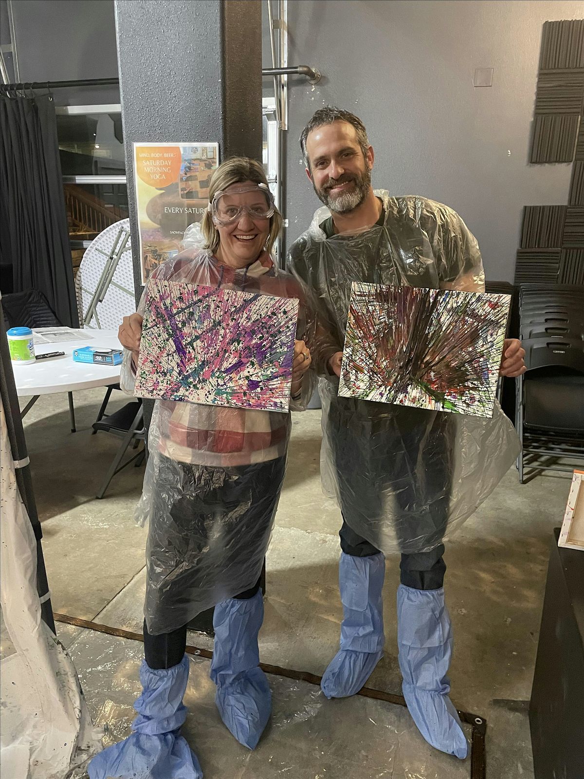 Splatter Paint Tent at Pikes Peak Brewing Co.