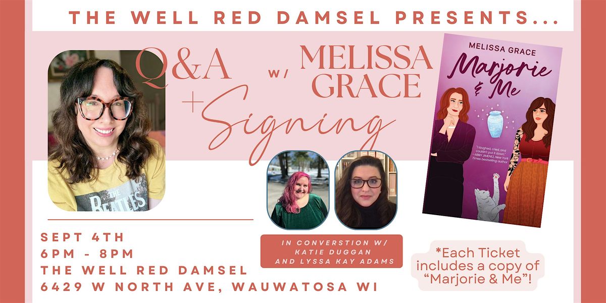 Q+A and Signing with Romance Author Melissa Grace