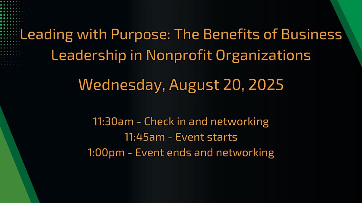 Leading with Purpose: Benefits of Businesses in Nonprofit Organizations