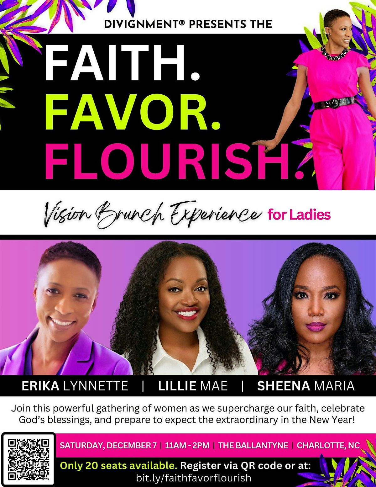 FAITH. FAVOR. FLOURISH. Vision Brunch for Ladies