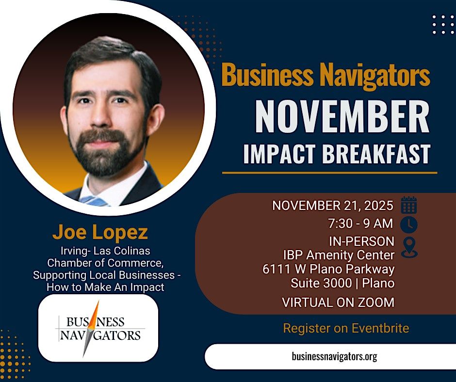 November [In-Person] Impact Breakfast