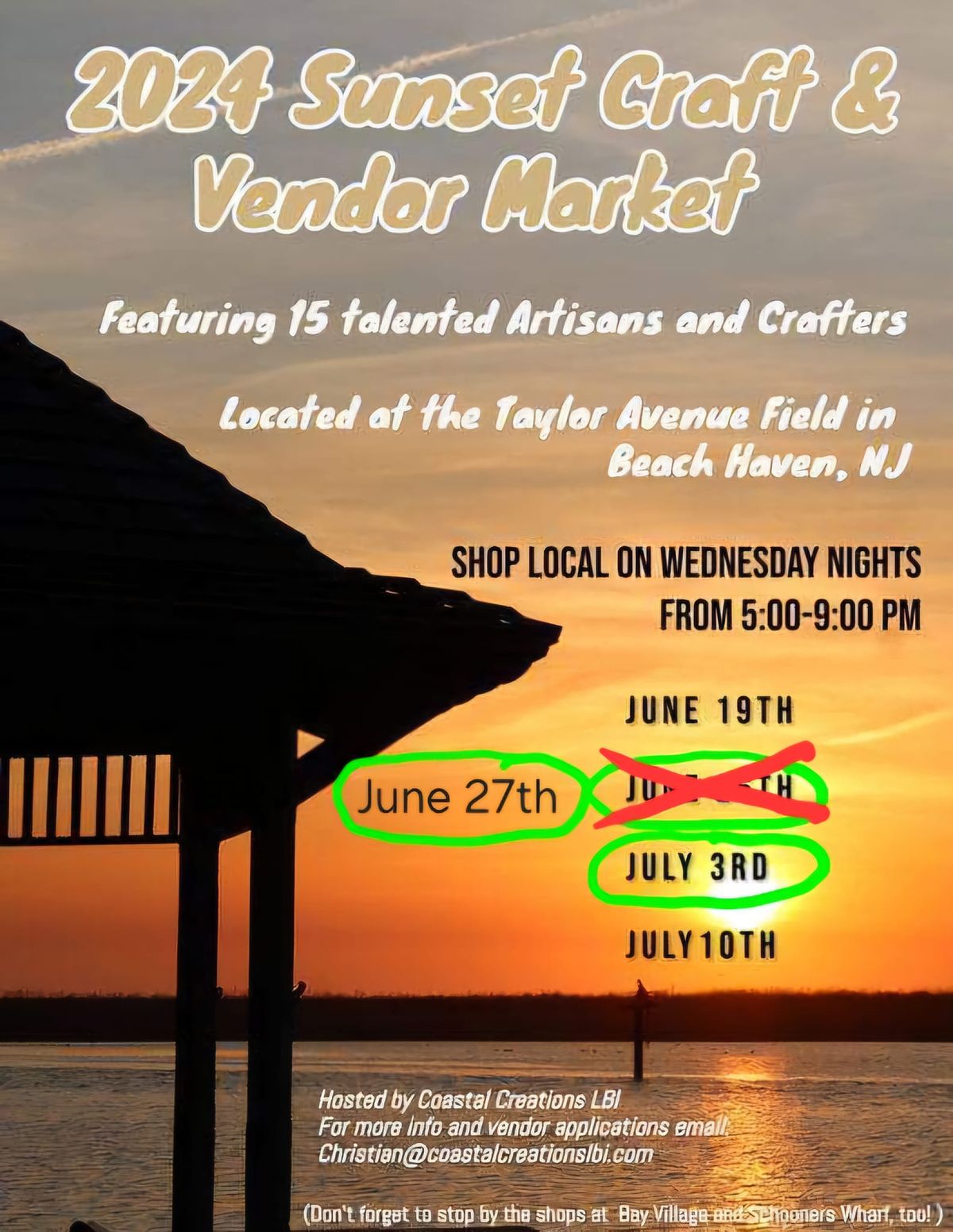2024 Sunset Craft & Vendor Market