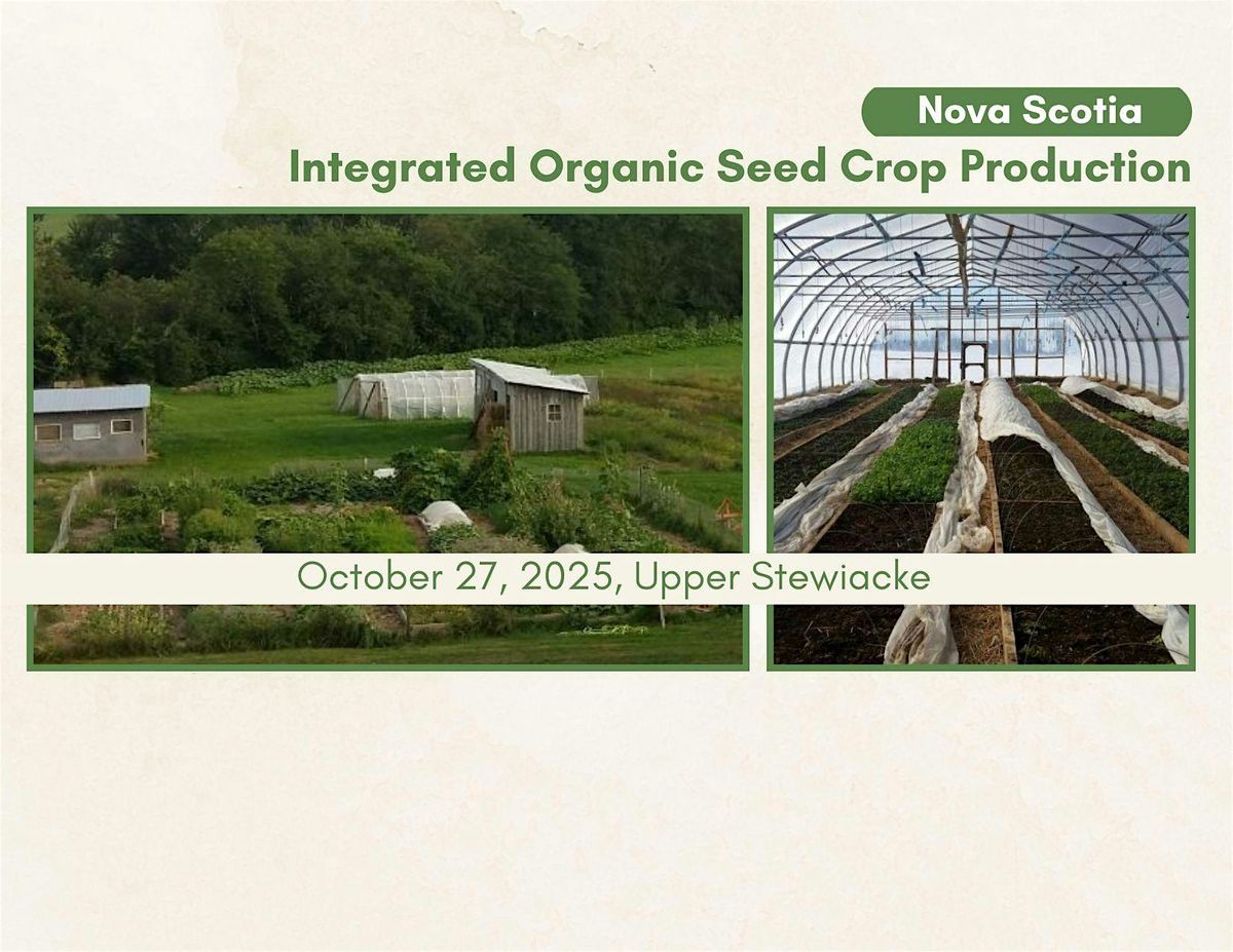 Integrated Organic Seed Crop Production