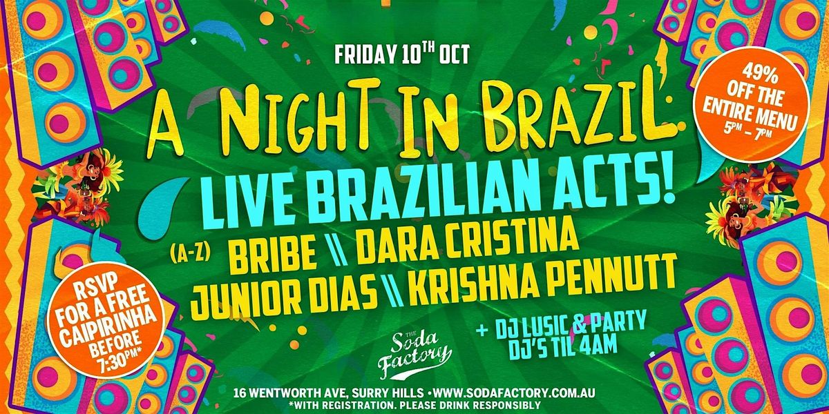 FREE DRINK - A Night In Brazil
