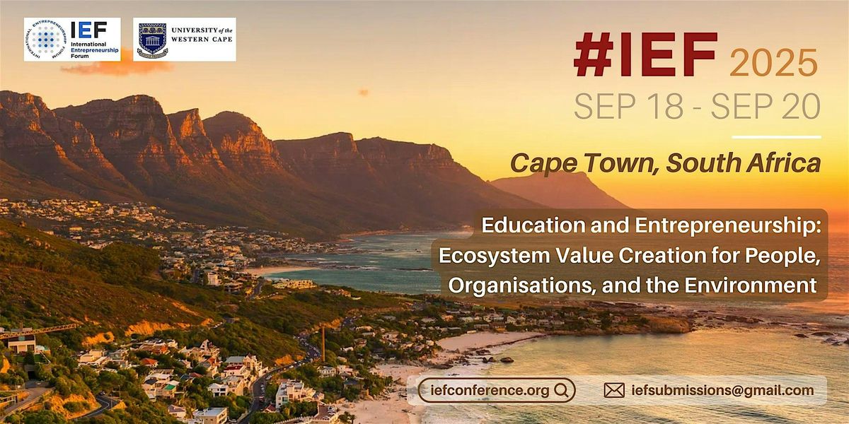 The 21st International Entrepreneurship Forum (IEF)